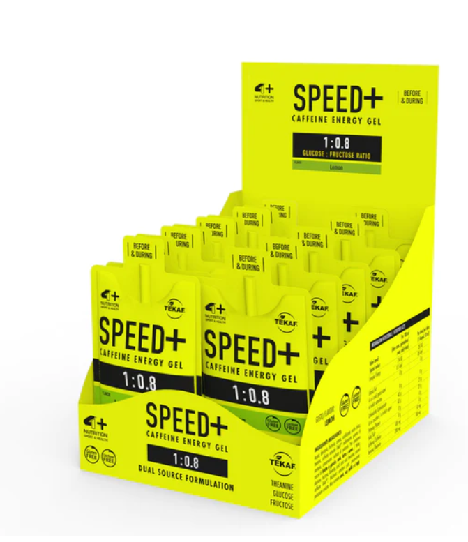 4+ Nutrition Speed+ energetinis gelis Lemon - Image 2