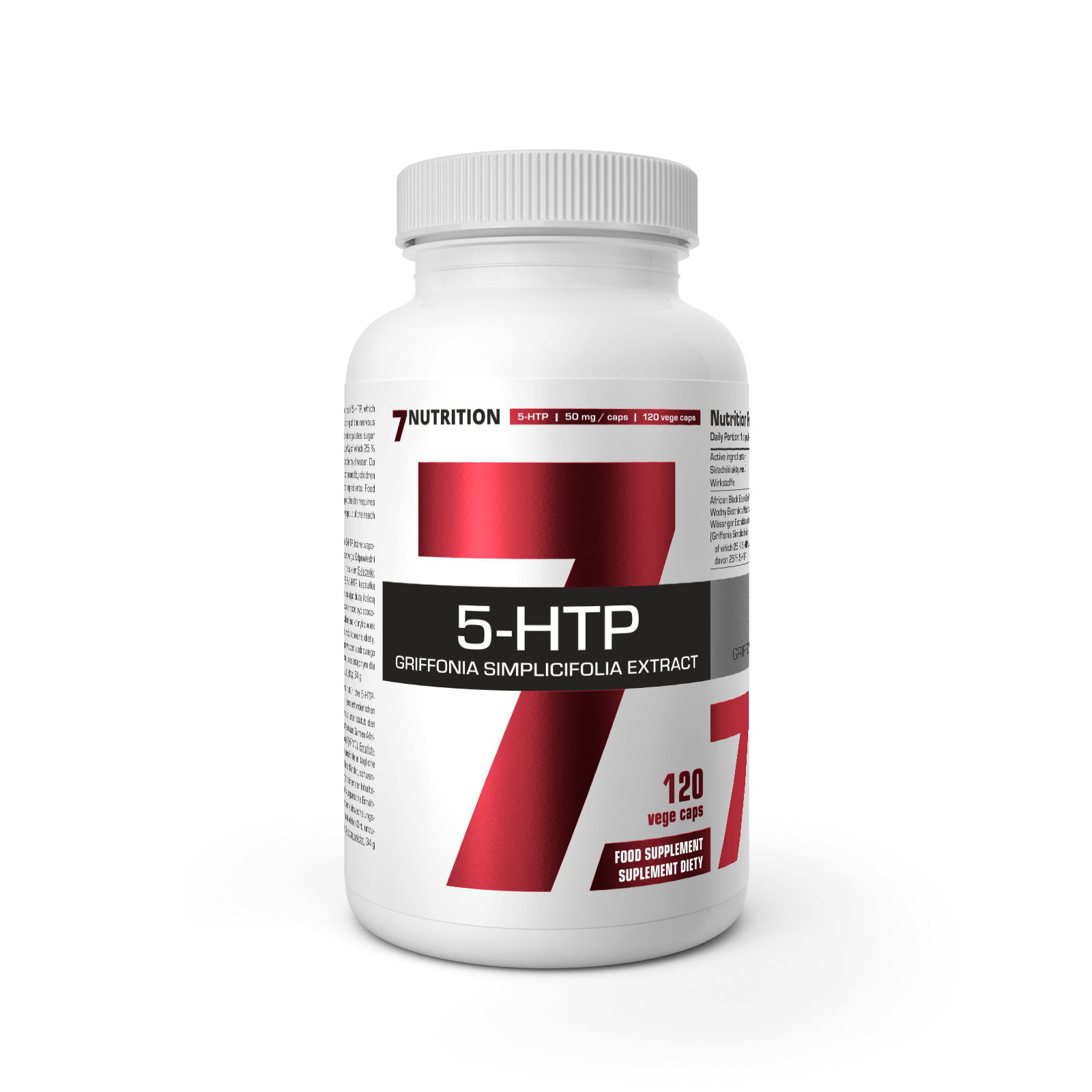 7 Nutrition 5-HTP maisto papildas 120 kaps.