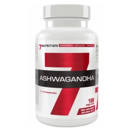 7 Nutrition Ashwagandha maisto papildas 100 kaps.