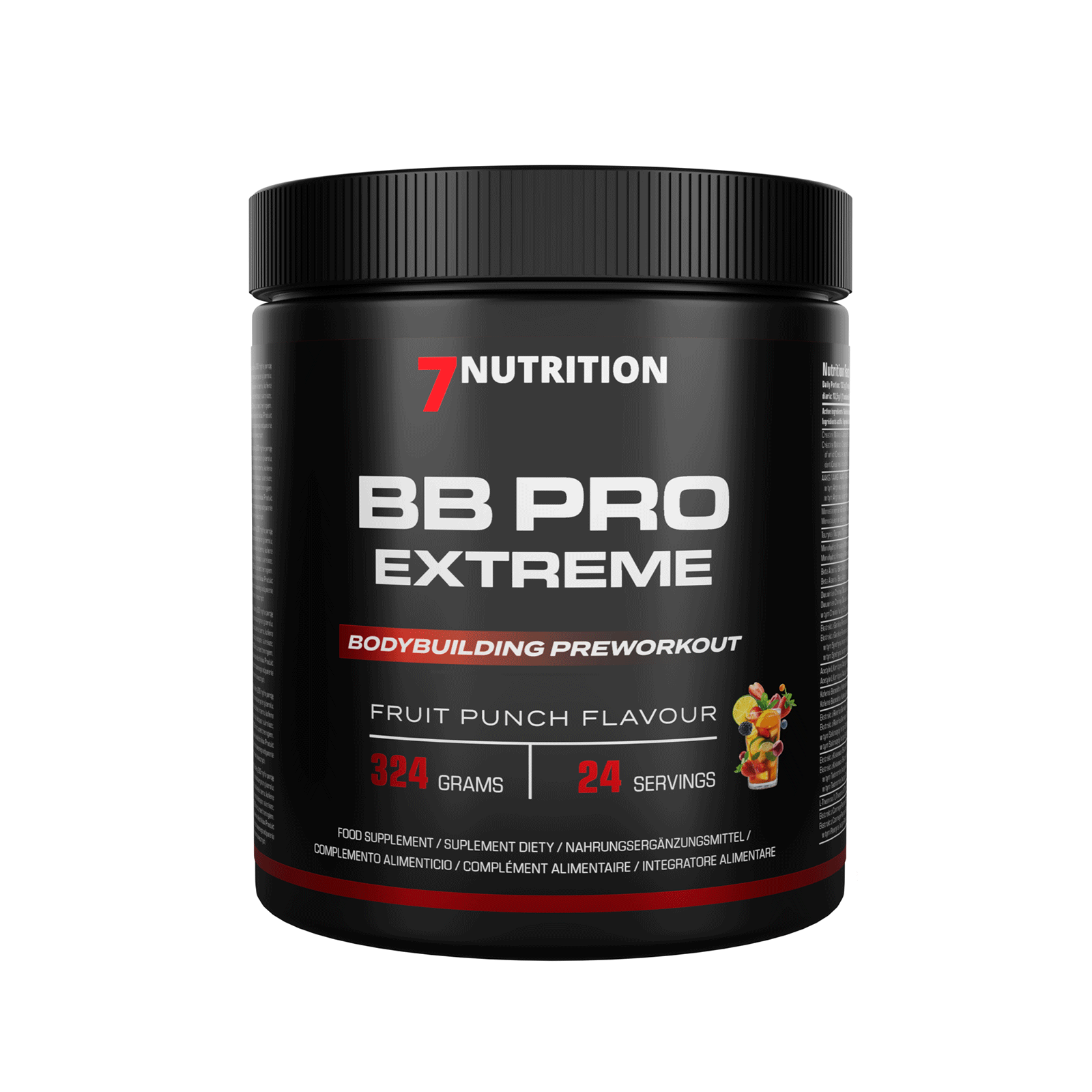 7 Nutrition BB PRO Extreme Pre-workout papildas 324g