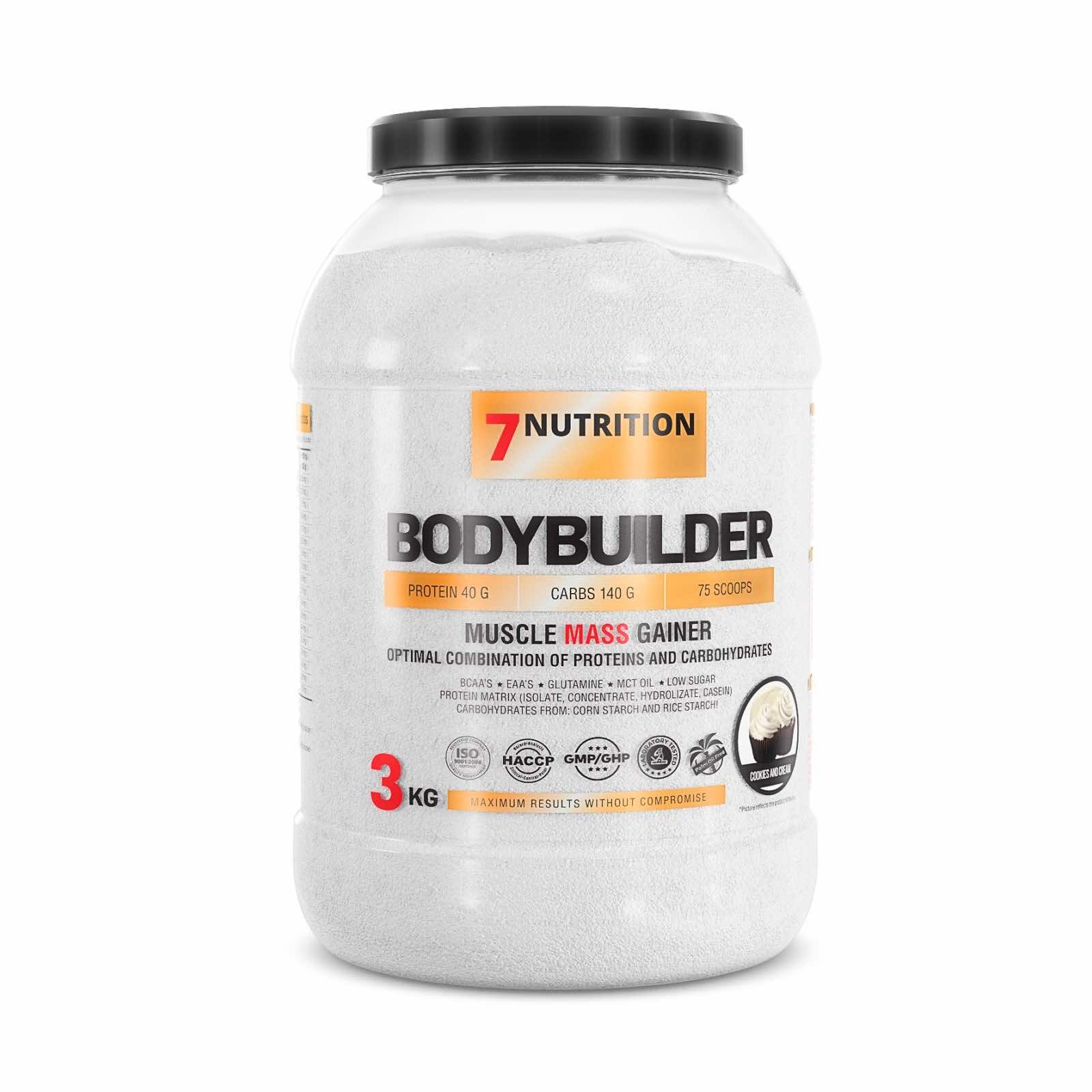 7 Nutrition Bodybuilder baltymų papildas 3kg - Image 2