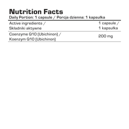 7 Nutrition Coenzyme Q10 maisto papildas 60 kaps. - Image 2