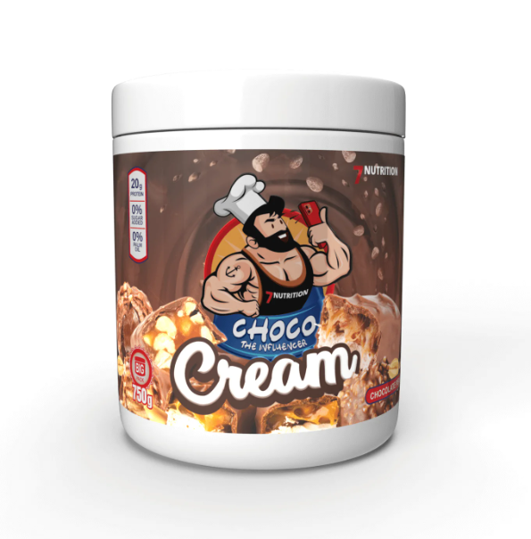 7 Nutrition Choco Cream šokoladinė žemės riešutų baltyminė užtepėlė 750g