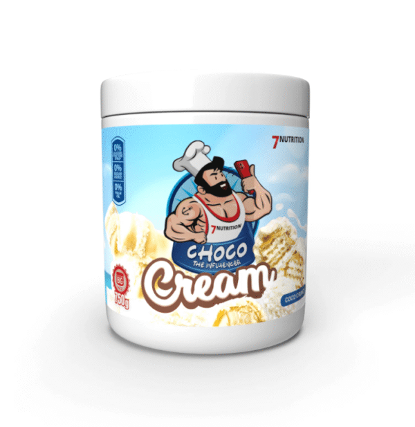 7 Nutrition Choco Cream kokoso traškučių baltyminė užtepėlė 750g