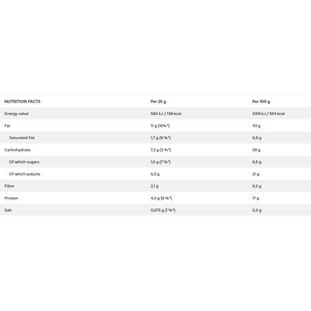 7 Nutrition Choco Cream šokoladinė žemės riešutų baltyminė užtepėlė 750g - Image 2