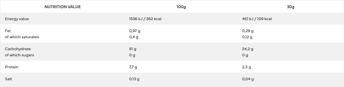 7 Nutrition Cream of Rice ryžių kremas 1kg - Image 7