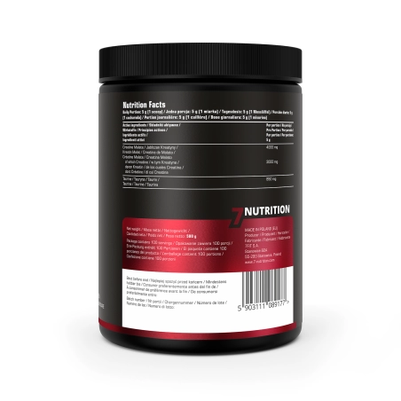7 Nutrition TCM Creatine maisto papildas 500 g - Image 2