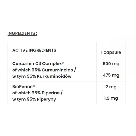 7 Nutrition Curcumin C3 complex maisto papildas 60 kaps. - Image 2