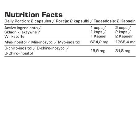 7 Nutrition Inositol maisto papildas 120 kaps. - Image 2