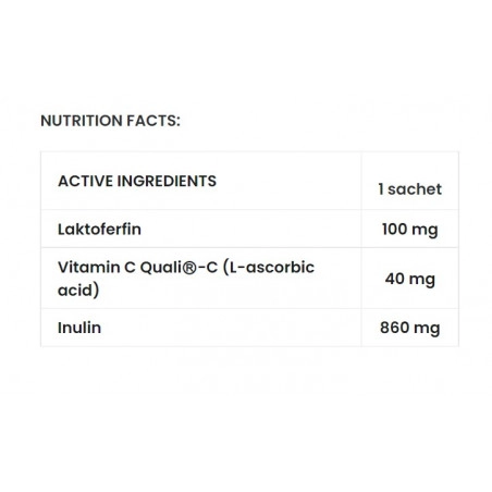 7 Nutrition Lactoferrin maisto papildas 20 pak. - Image 2