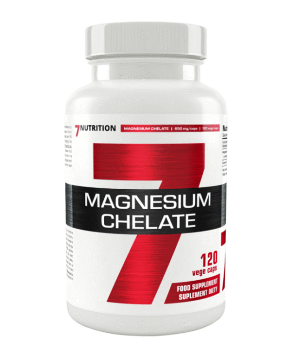 7 Nutrition Magnesium Chelate maisto papildas 120 kaps.
