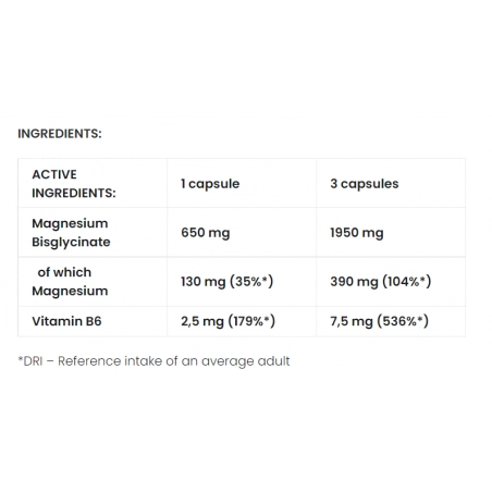 7 Nutrition Magnesium Chelate maisto papildas 120 kaps. - Image 2