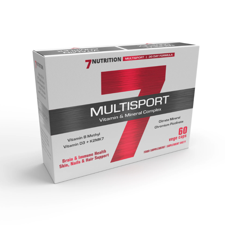 7 Nutrition Multisport vitaminų ir mineralų kompleksas 60 kaps.
