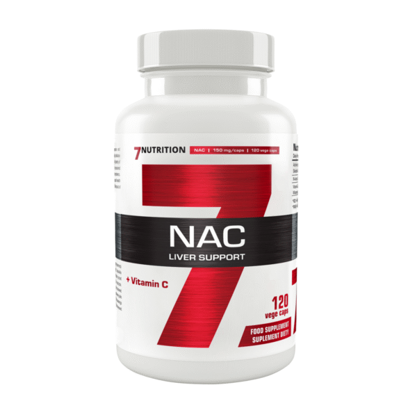 7 Nutrition NAC + Vit C maisto papildas 120 kaps.
