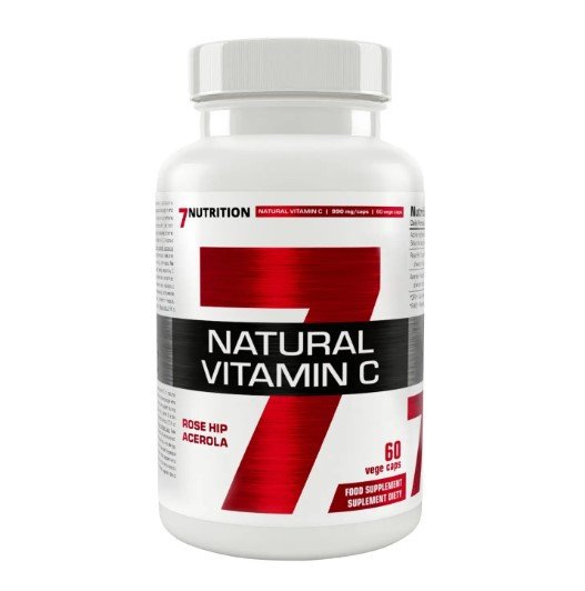 7 Nutrition Natural Vitamin C maisto papildas 60 kaps.