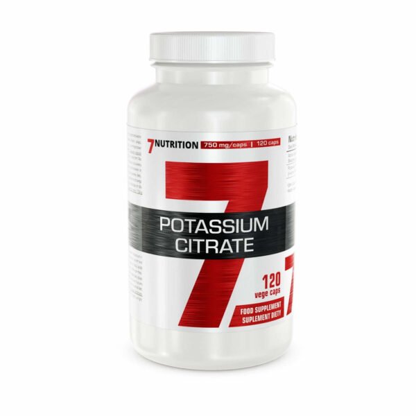 7 Nutrition Potassium citrate maisto papildas 120 kaps.