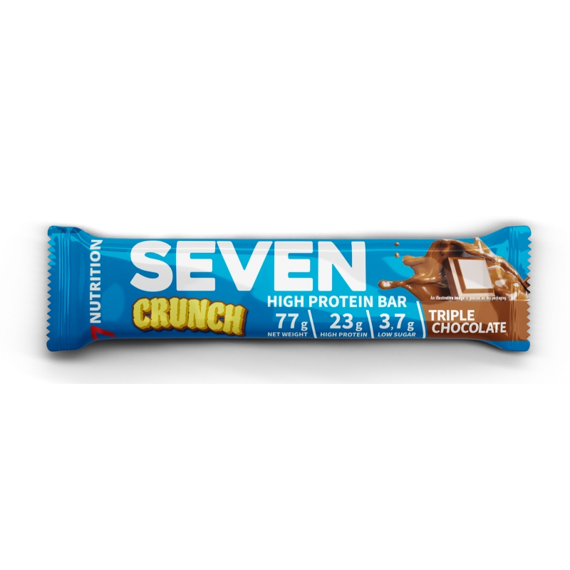 7 Nutrition SEVEN Crunch proteino batonėlis - Image 5