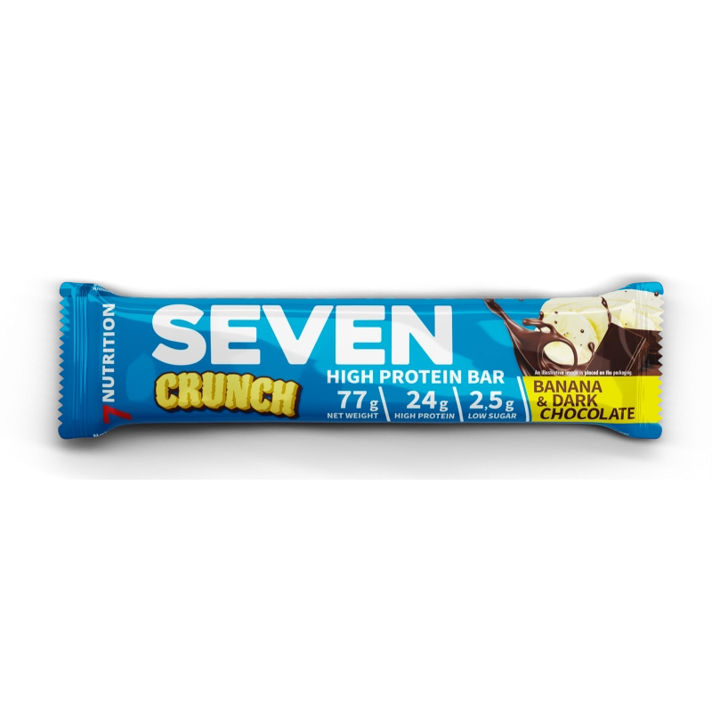 7 Nutrition SEVEN Crunch proteino batonėlis - Image 11