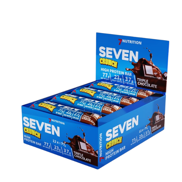 7 Nutrition SEVEN Crunch proteino batonėlis - Image 4