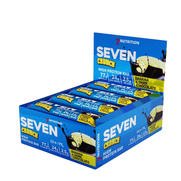 7 Nutrition SEVEN Crunch proteino batonėlis - Image 10
