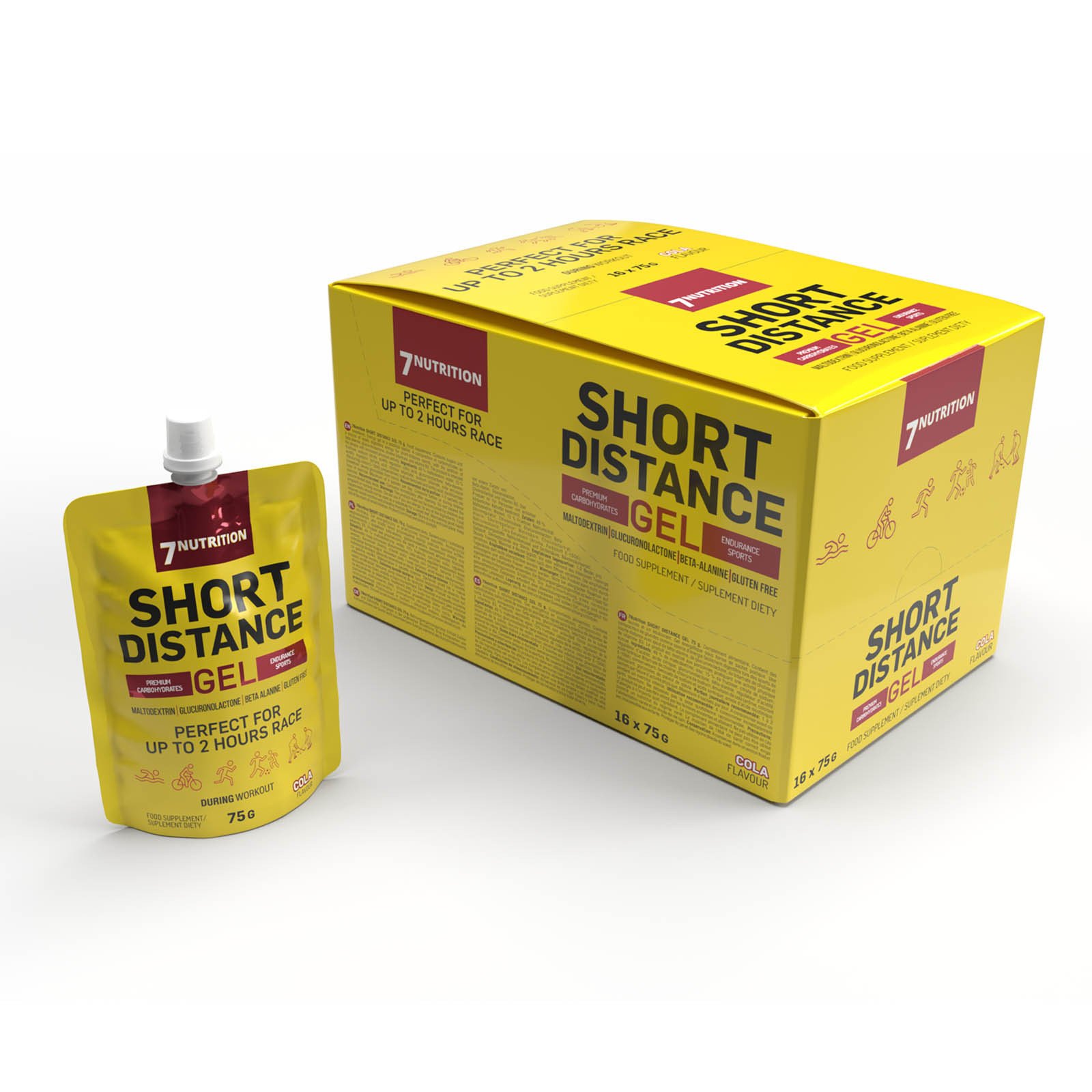 7 Nutrition Short Distance Gel angliavandenių gelis