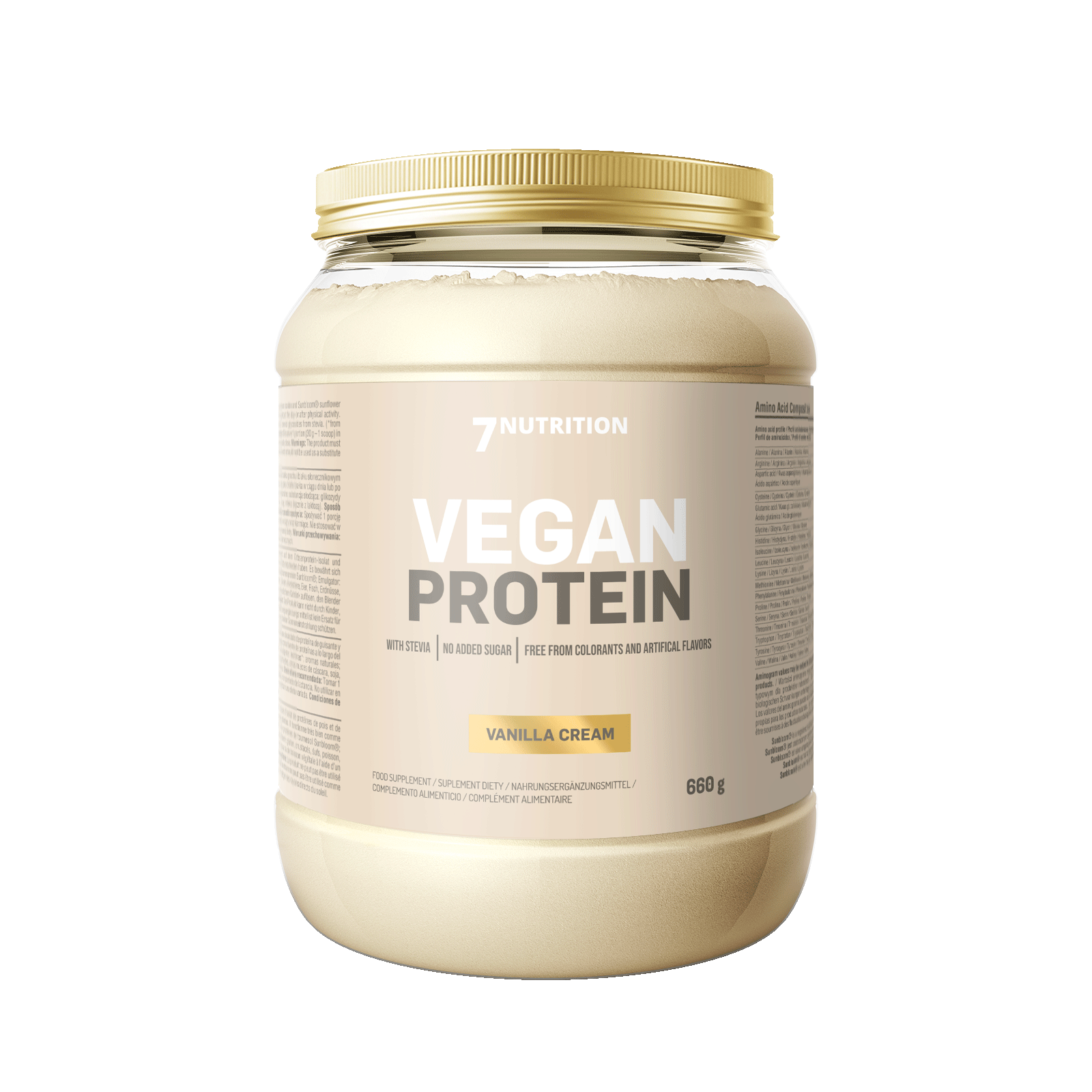 7 Nutrition VEGAN Protein veganiški baltymai 660g - Image 3