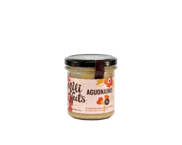 Mili Nuts Riešutų kremas ,,Aguonainis"