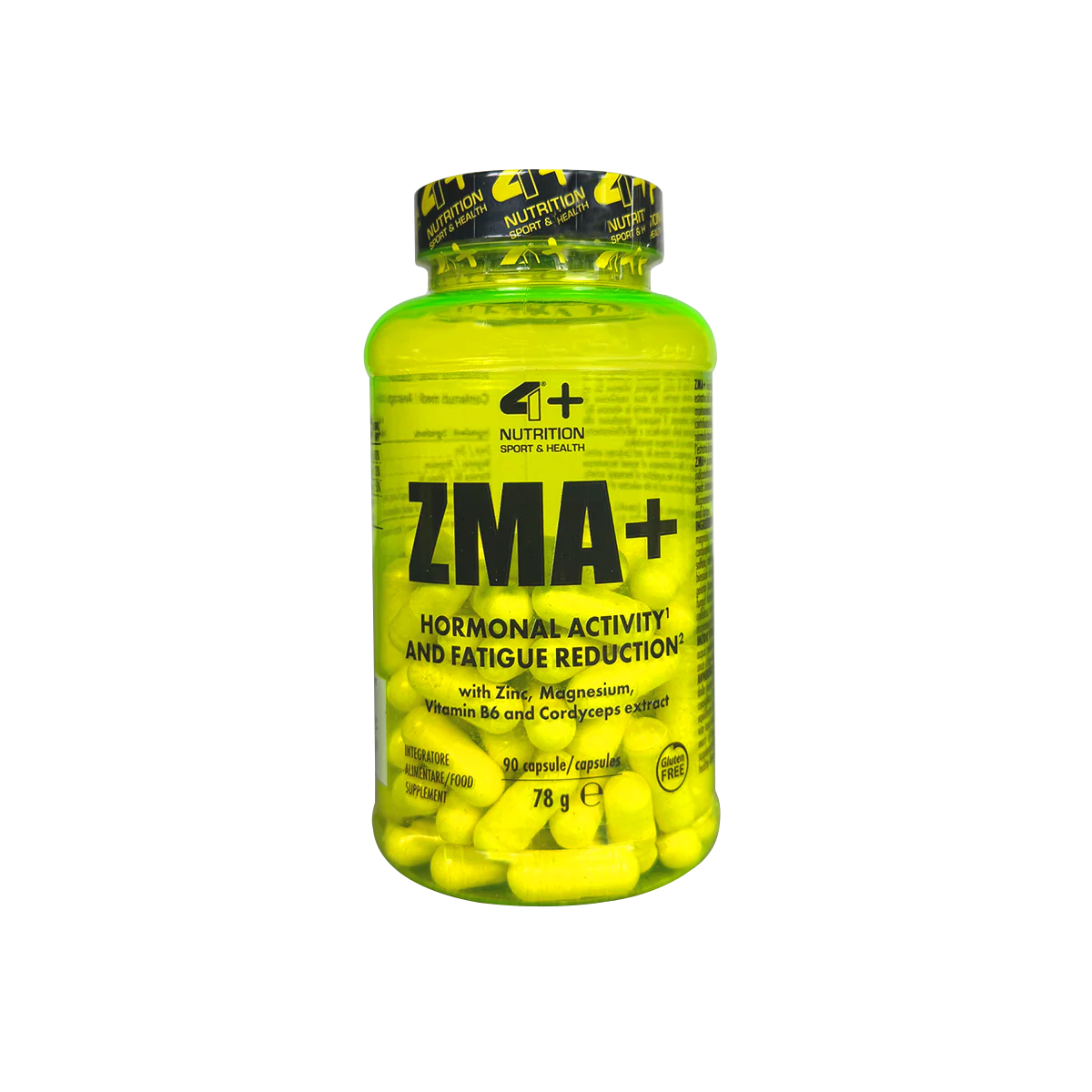 4+ Nutrition ZMA+ maisto papildas 90 kaps.