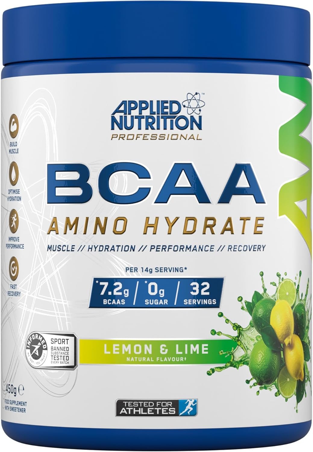Applied Nutrition BCAA Amino Hydrate aminorūgščių hidratas 450g - Image 3