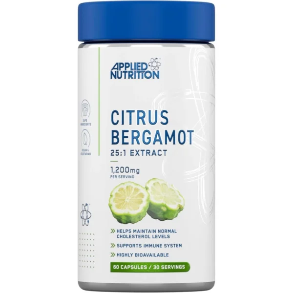 Applied Nutrition Citrus Bergamot maisto papildas 60 kaps.