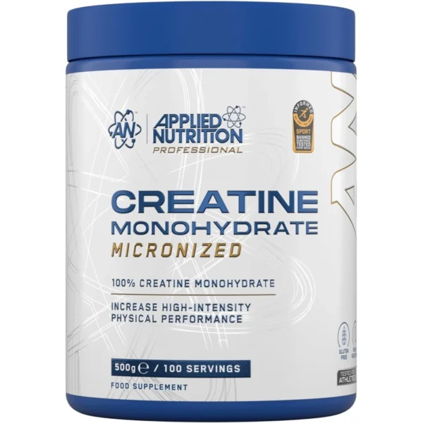 Applied Nutrition Creatine Monohydrate mikronizuotas kreatino monohidratas 500g