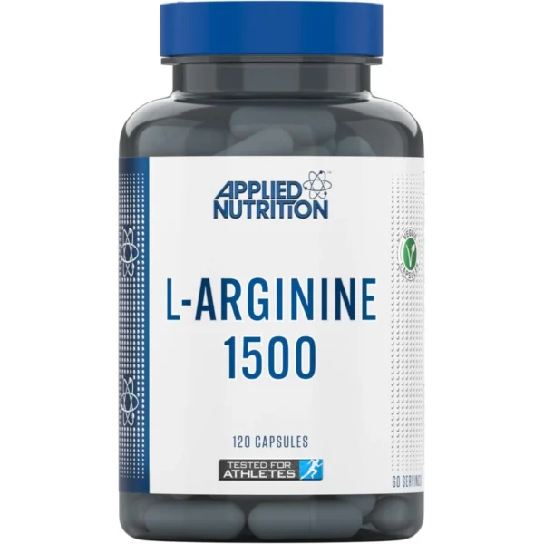 Applied Nutrition L-Arginine 1500 maisto papildas 120 kaps.
