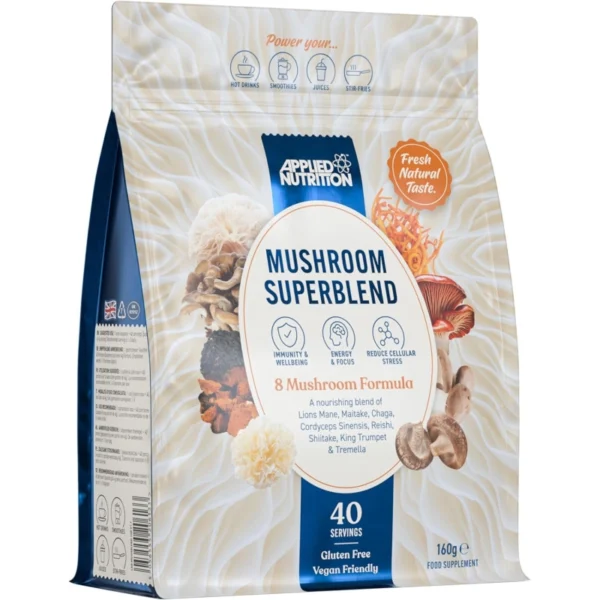 Applied Nutrition Mushroom Superblend grybų ekstraktų mišinys 160g