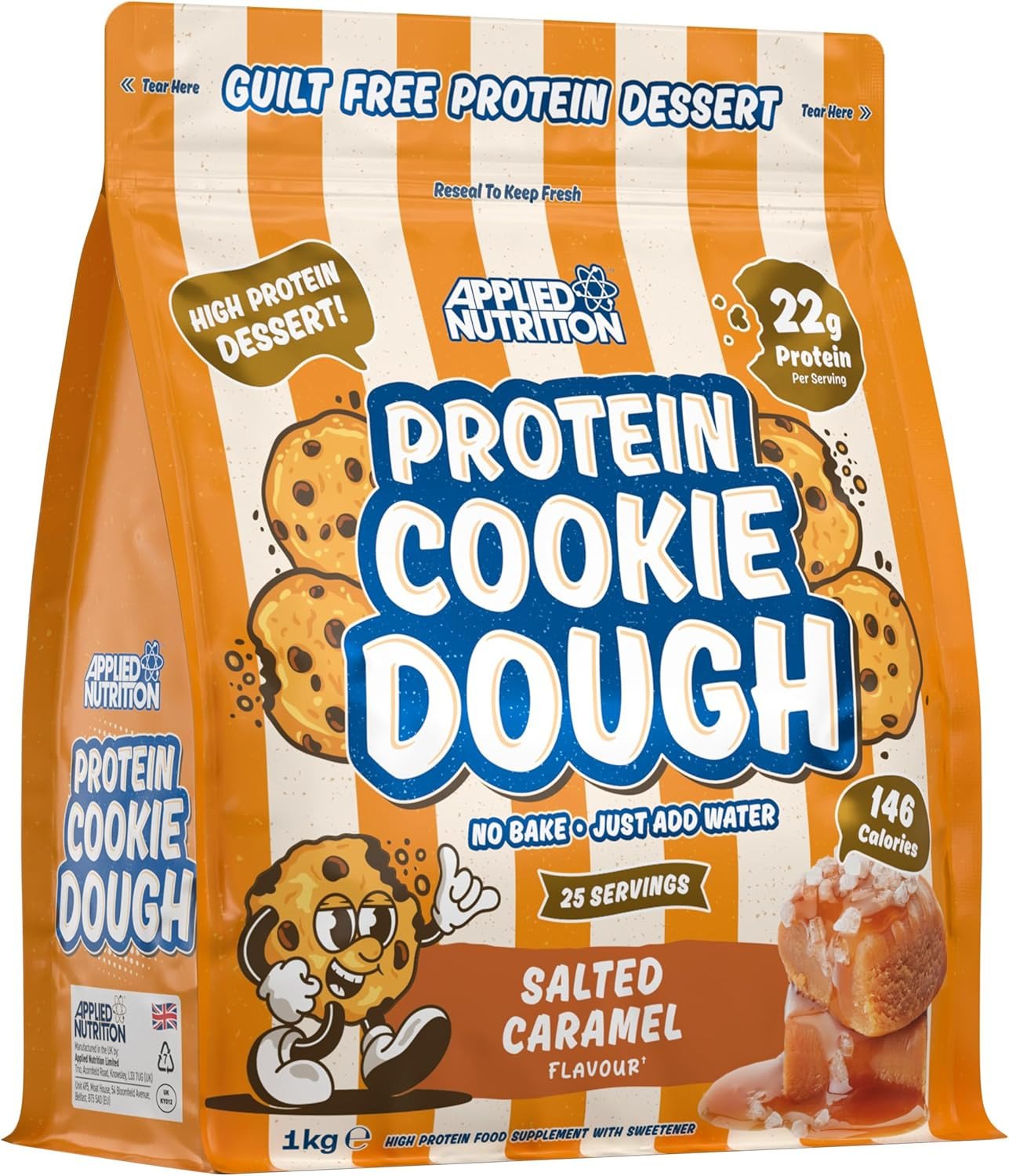 Applied Nutrition Protein Cookie Dough desertas 1kg - Image 2