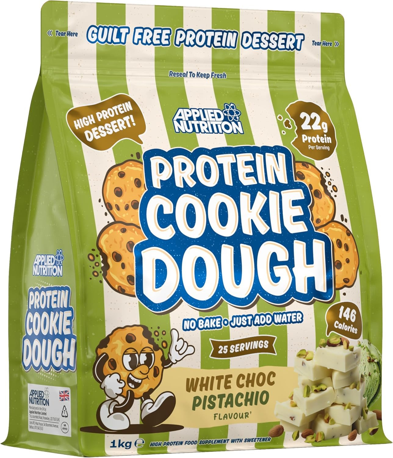 Applied Nutrition Protein Cookie Dough desertas 1kg - Image 5