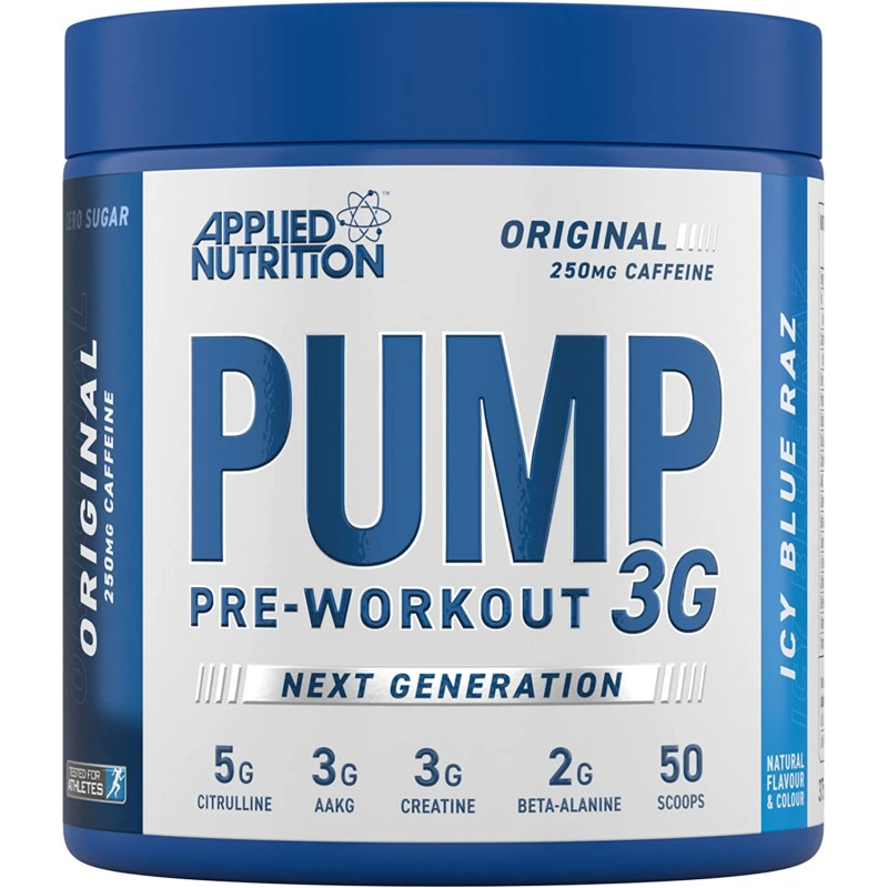 Applied Nutrition Pump 3G Pre-workout papildas su kofeinu 375g