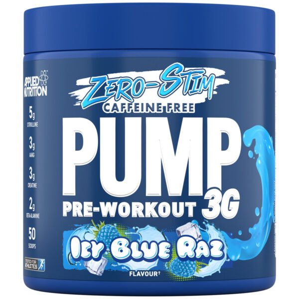 Applied Nutrition Pump 3G Pre-Workout papildas be kofeino 375g