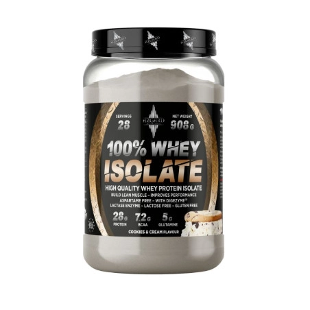 Azgard 100% CFM Whey Isolate Baltymų izoliatas be laktozės 908g