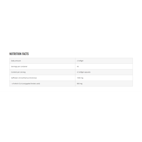 Azgard CLA konjuguotos linolo rūgšties papildas 90 kaps. - Image 2