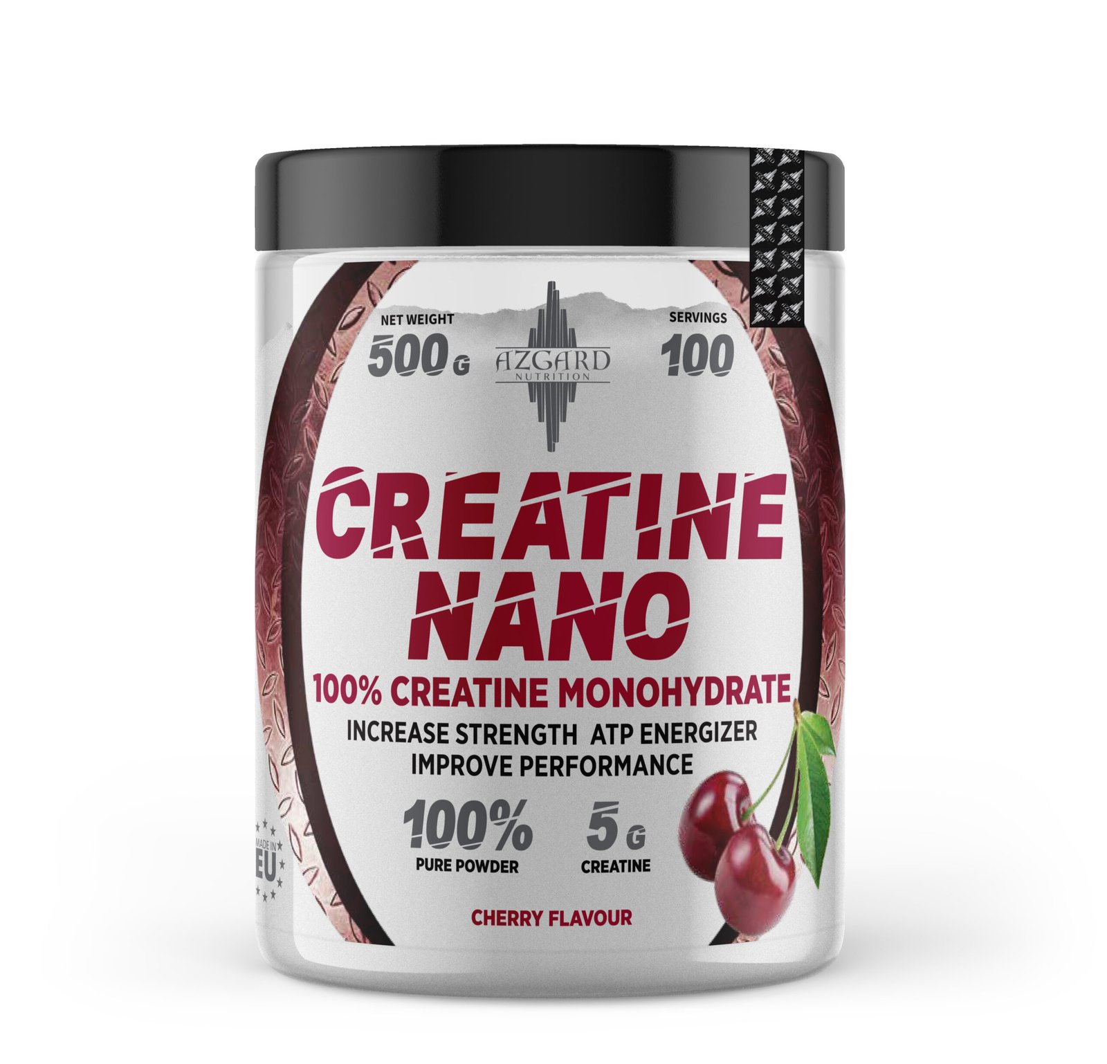 Azgard Creatine Nano kreatino papildas su skoniais 500g - Image 2