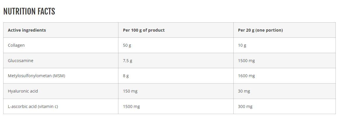 Azgard Vital Flex Collagen peptidų kolagenas 460g - Image 5