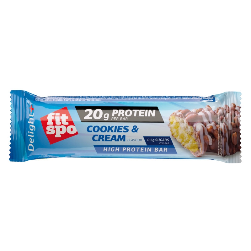 FitSpo Delight proteino batonėlis Cookies and cream - Image 2