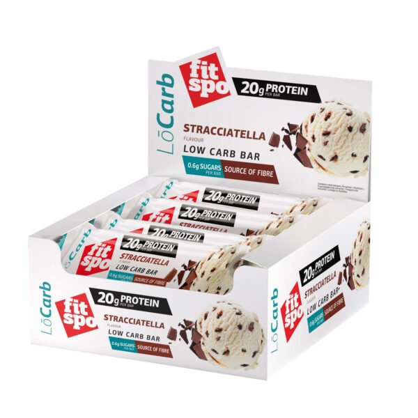 FitSpo Lo Carb batonėlis Stracciatella