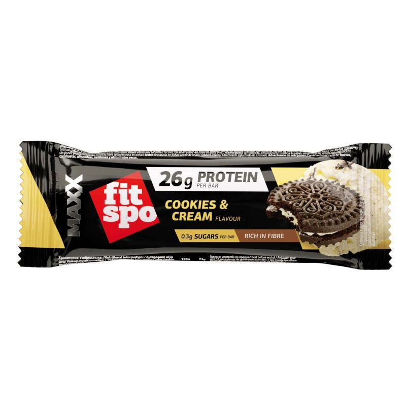 FitSpo Maxx batonėlis Cookies and Cream - Image 2