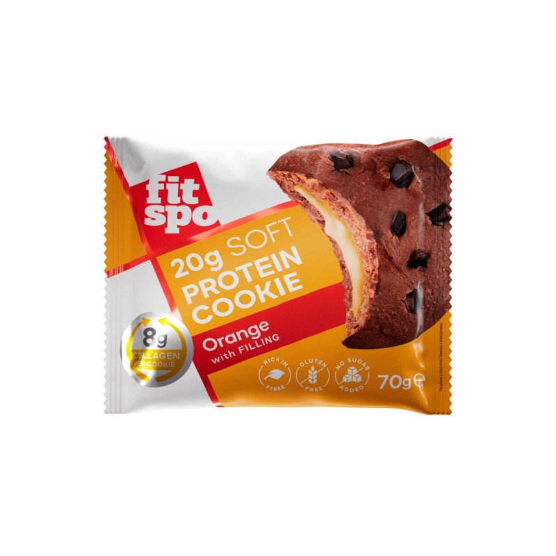 FitSpo Protein Cookie Orange sausainis - Image 2