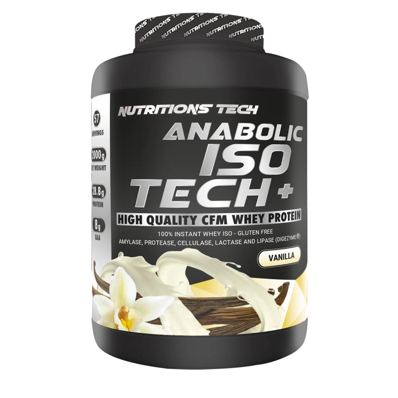 Nutritions Tech Anabolic ISO Tech+ išrūgų baltymų izoliatas 2kg - Image 4