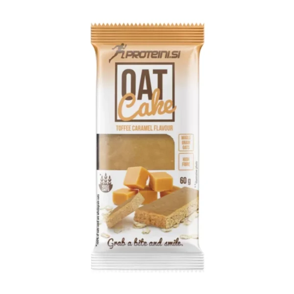 Proteini.si Oat Cake karamelinis avižinis batonėlis