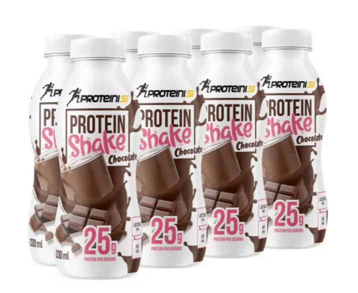 Proteini.si Protein Shake RTD baltyminis gėrimas šokolado skonio 330ml