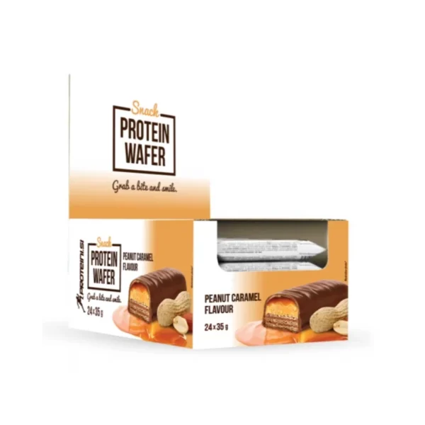 Proteini.si Protein Wafer Peanut Caramel batonėlis