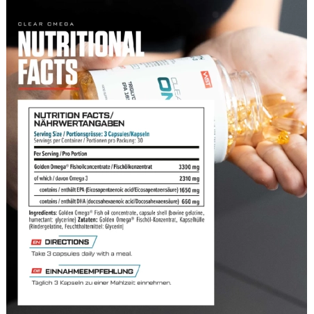 VAST Clear Omega žuvų taukai 90 kaps. - Image 2